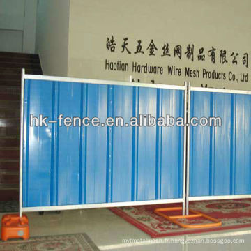 Panneau bleu temporaire de construction de panneau de construction de couleur de 2.0m de taille